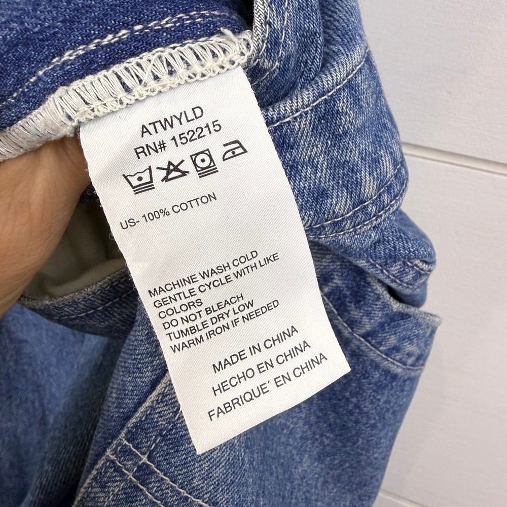 ATWYLD Outlier Denim‎ Overalls Moto Motorcycle Workwear Indigo Cotton M - Picture 4 of 8